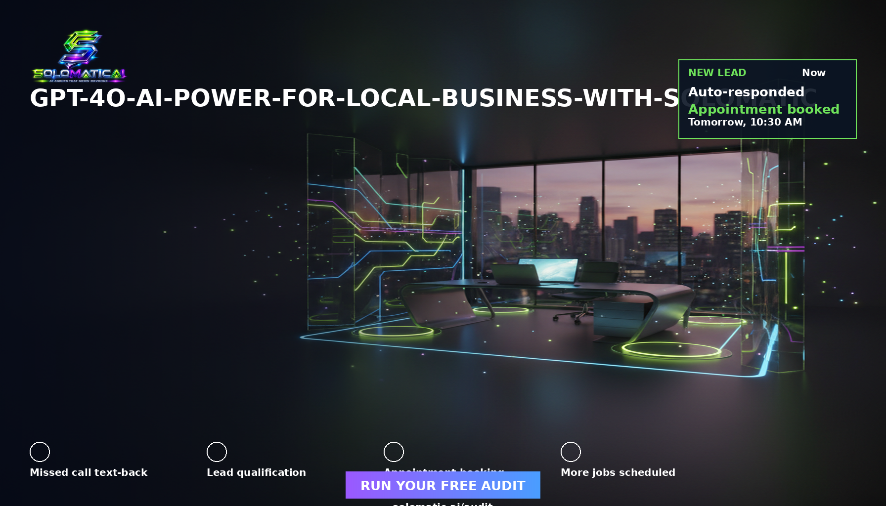 GPT-4o: AI Power for Local Business with SoloMatic